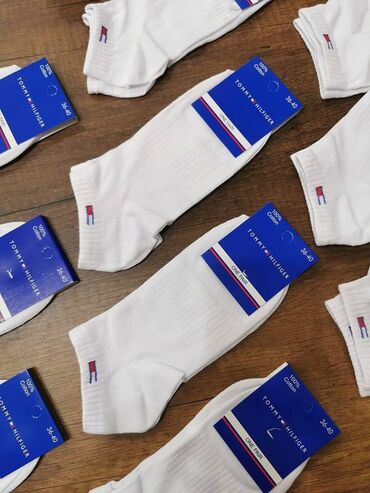 kupaci kostimi duga novi sad: Čarape, One size, Tommy Hilfiger, bоја - Bela, Pamuk