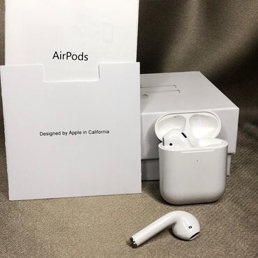 airpods 2 кейс: Костные, Apple, Новый, Беспроводные (Bluetooth), Классические