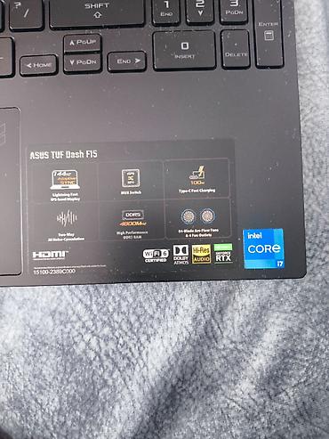 asus f15: İşlənmiş ASUS TUF Gaming, 15.6 ", Intel Core i7, 512 GB, Ünvandan götürmə, Ödənişli çatdırılma — 5