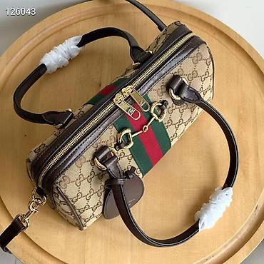 smart saat adapter: Gucci Ophidia Boston üslubunda çanta - Ölçü: 28 × 15 × 10 sm (şəkildə — 4