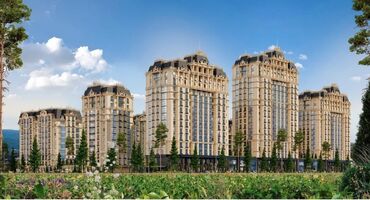 1 комнатная квартира без мебели: 4 комнаты, 174 м², Элитка, 6 этаж, ПСО (под самоотделку)