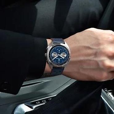 Ručni satovi: PAGANI DESIGN PD-1782 - 39mm - Plava/Koza - Seiko Mehanizam Potpuno — 10