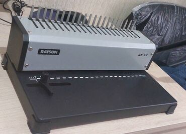 Другое оборудование для бизнеса: Rayson R12 cildləmə avadanlığı haqqında - **Cildləmə növü:** Spiral