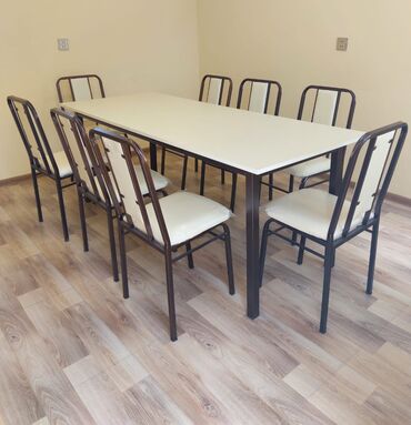 Bağ, çöl masa və oturacaq dəstləri: Yeni MASALAR (stollar) və Oturacaqlar (stullar) satılır. Tədris — 15
