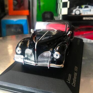 Avtomobil modelləri: Коллекционная модель Lincoln Continental black 1939 Limited Edition — 11