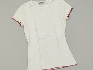 białe t shirty z napisem: T-shirt, Clockhouse, XS, stan - Dobry