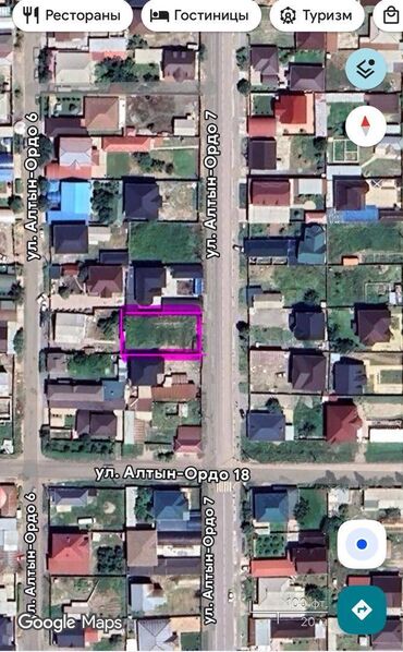 участок или времянка алтын ордо по ул анкара ж м алтын ордо по ул горького: 5 соток, Для строительства, Красная книга