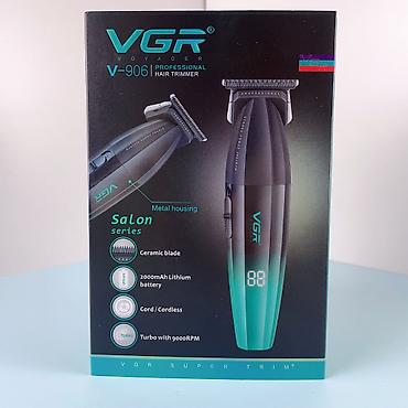 solar akumulator: VGR 906 Professional Trimmer 2000MAH / 9000RPM / Qara Kemamik Bıcaqlı — 8