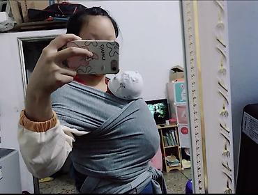 Слинг: Слинг для новорожденного без намотки, трикотажный - Подходит с — 7