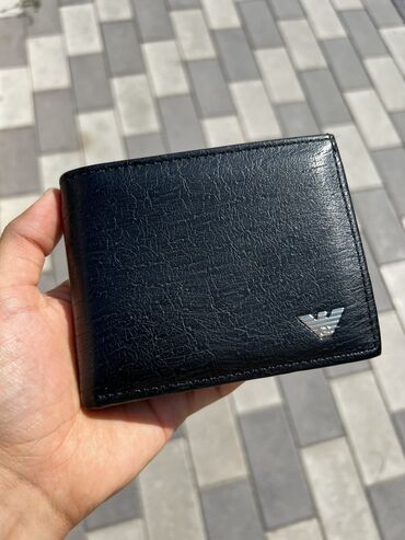 брендовая сумка: Мощный кошелек на магните бренд армани, новый