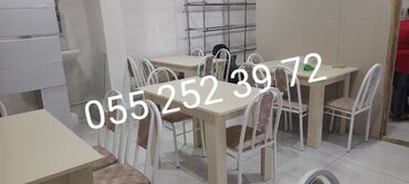 tap az masa ve oturacaqlar: Для кухни, Для гостиной, Новый, Нераскладной, Прямоугольный стол, 4 стула