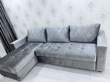 ами мебель кухонный угловой диван николетти: Угловой диван, цвет - Серый, Новый
