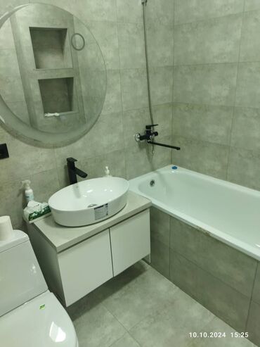 аренда квартир жибек жолу: 1 комната, 43 м², Элитка, 8 этаж, Евроремонт