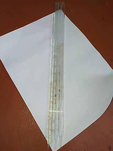 Qab-qacaq və mətbəx ləvazimatları: ﻿Şüşə pipet (pipetka) Laboratoriya üçün maye damcılayıcı. Şkalalı — 7