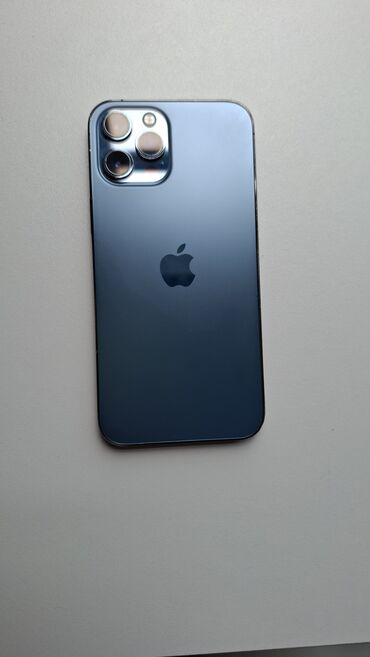 айфон 12 в баку: IPhone 12 Pro Max, 256 GB, Pacific Blue, Barmaq izi, Face ID