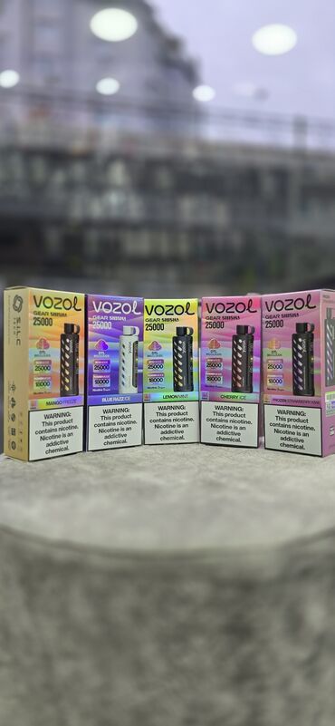 Qəlyan, vayp və aksesuarları: Vozol Gear Shisha 25000 tüstü Azərbaycanda ən ucuz bizdə Bütün dadları