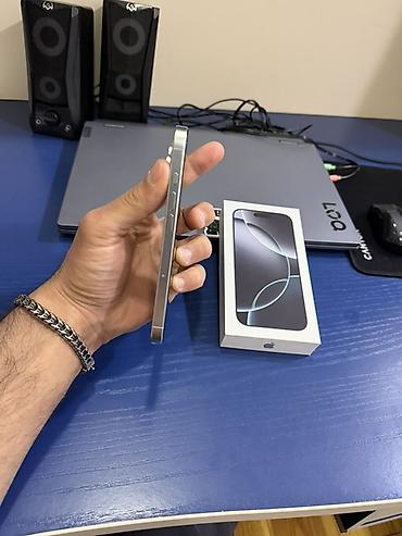 Apple iPhone: IPhone 16 Pro, 256 GB, Ağ, Face ID -da lalafo.az — 7 Apple iPhone: IPhone 16 Pro, 256 GB, Ağ, Face ID — 7