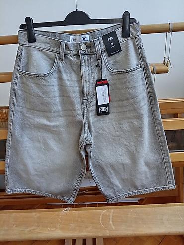baletanke devojcice: Nove, džins bermude (baggy jorts) New Yorker, svetlo sive boje, vel — 1