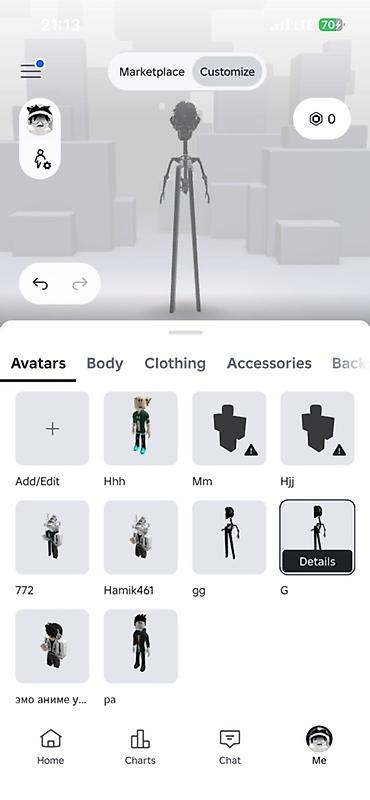 продать роблокс аккаунт: Аккаунт Roblox с ником **Hamik461**. На скриншотах показан профиль в — 7