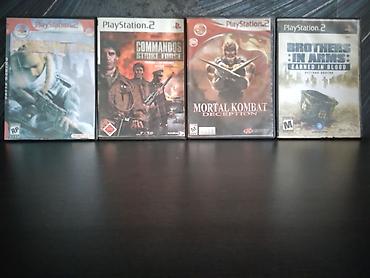 ps2 diskləri: PlayStation 2 üçün orijinal qutu və koverlərdə müxtəlif janrlardan — 2