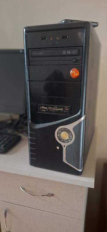 dvd alıram: Masaüstü kompüter seti Tərkib: - Sistem bloku (ATX qara kasa, ön — 1