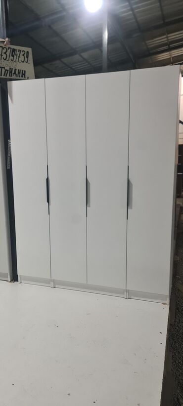 Шифоньеры: Шифоньер, Новый, Прямой, цвет - Белый, ЛДСП — 16