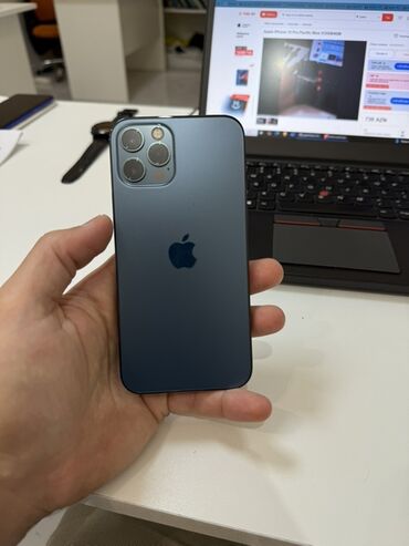 blu: IPhone 12 Pro, Pacific Blue, Face ID