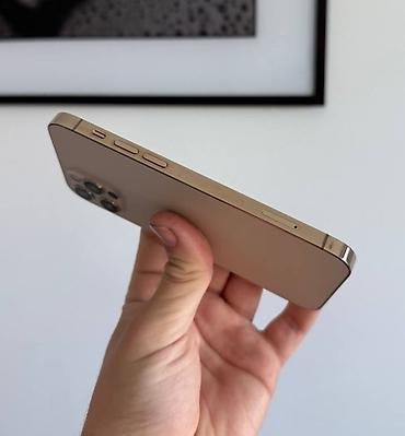iphone 12 peo: IPhone 12 Pro, Б/у, Золотой, Защитное стекло, Чехол — 2