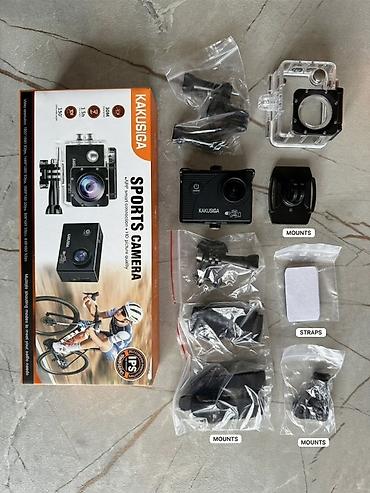 lcd: KAKUSIGA Sports Camera – aksiyon və idman çəkilişləri üçün komplekt — 1
