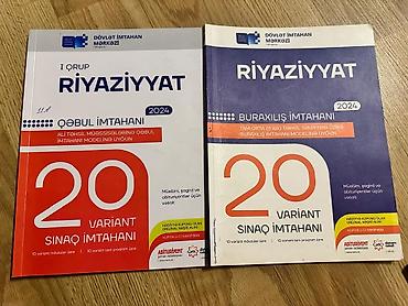 10 cu sinif informatika: (uzerinde sade karandasla gedyler var.) Riyaziyyat – 20 Variant Sınaq — 1