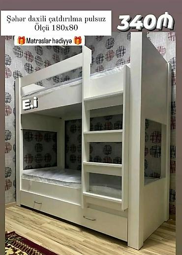 Çarpayılar: Yeni, İkinəfərlik çarpayı, Matras ilə -da lalafo.az — 10 Çarpayılar: Yeni, İkinəfərlik çarpayı, Matras ilə — 10