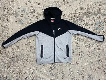 ички кийим: Эркектердин толстовкасы, L, Nike, Колдонулган, түсү - Кара — 1