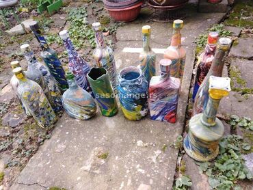 predmeta za rsd: 15 komada ukrasnih flaša sa slike, veoma lepe za dekorisanje