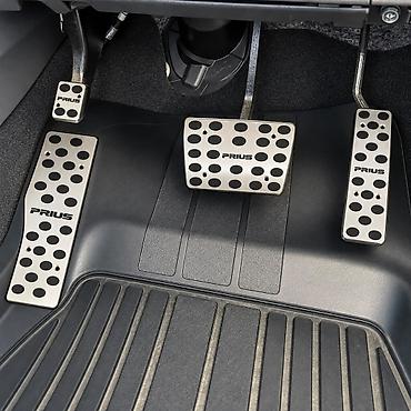 pedallar: Toyota Prius üçün pedal üzlükləri dəsti — 4 ədəd PRIUS yazılı, gümüşü — 2