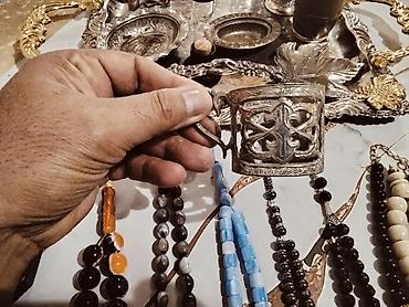 muncuqdan aksesuarlar: Kolleksiya: təsbeh və aksesuar dəsti - Müxtəlif material və — 4