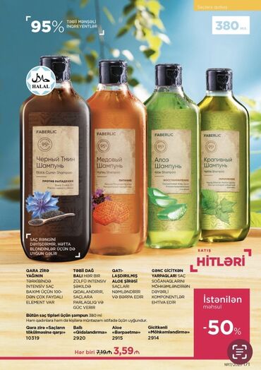 Kosmetika dəstləri: Kosmetik dəst, Faberlic, >10 məhsul, Yeni, Ünvandan götürmə, Pulsuz çatdırılma, Ödənişli çatdırılma — 36