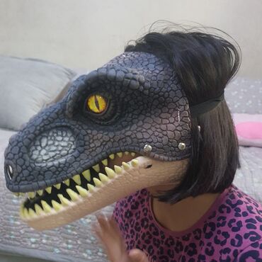 карнавальная маска: Продаю маска динозавра для касплей