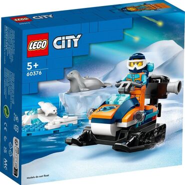 детский снегоход: Lego City 🏙️60376 Арктический снегоход❄️ рекомендованный возраст