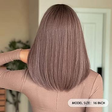 Perike i klipse: Perike – 3400 din Duga ravna perika sa šiškama, ombre prelaz crna → — 20