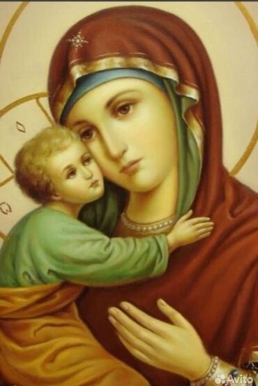 Картины: Иконы писанные, венчальные : Пресвятой Богородицы Спасителя Господа — 20