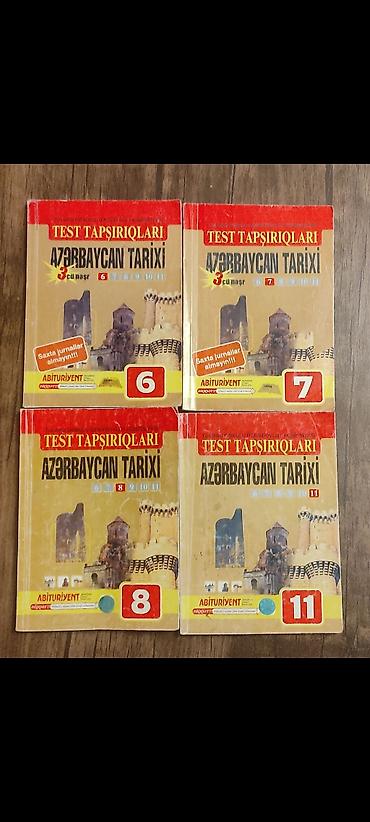 tar: “Test Tapşırıqları – Azərbaycan Tarixi”: 6 (2005), 7 (2005), 8 — 1