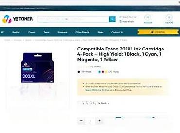 Skeneri: Kingway 202XL kompatibilni set kertridža za štampač – visokog — 12