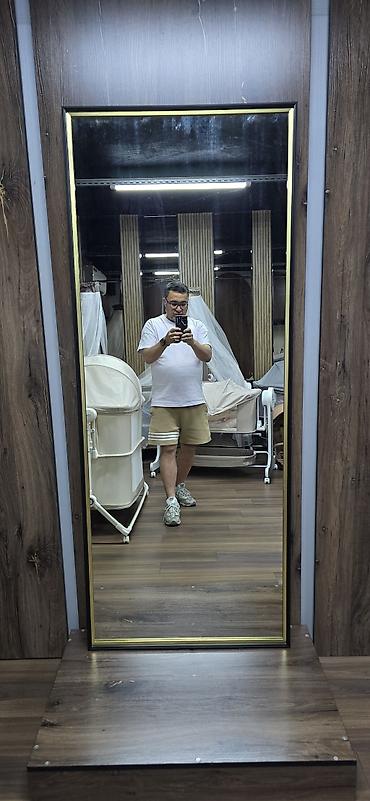 Декор жана интерьер: Настенное зеркало в полный рост в ПВХ раме. Подходит для прихожей — 5