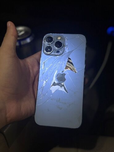 IPhone 13 Pro Max, Sierra Blue, Qırıq