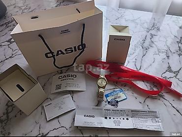 zəncir satisi: Yeni, Qol saatı, Casio, rəng - Gümüşü — 1