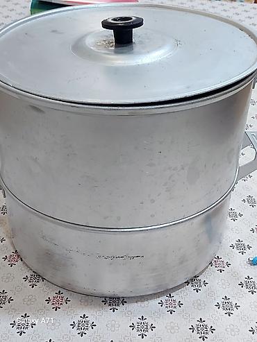manti: Alüminium mantı/qutab/düşbərə buxar qazanı.40 ilin malidi.demek — 2
