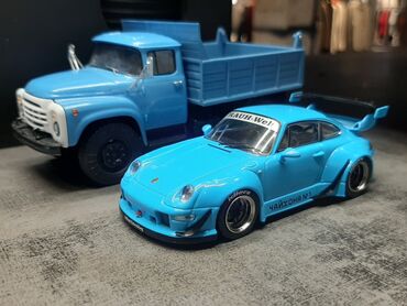 коллекционные машины: Коллекционная модель Porsche 911 RWB "Чайхона" 5000 сом вотсап номер