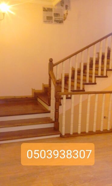 Pilləkən məhəccərləri: Taxta pilləkənlərin hazırlaması.Sərfəli qiymətdə.Zəmanət var! — 22