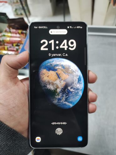 xiaomi note 8 t qiymeti: Samsung Galaxy A53 5G, 128 GB, rəng - Göy, İki sim kartlı, Face ID, Sənədlərlə