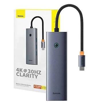 printer wf: Baseus UltraJoy Series B00052802811-00 6-Port USB-C HUB USB-C portunu — 2